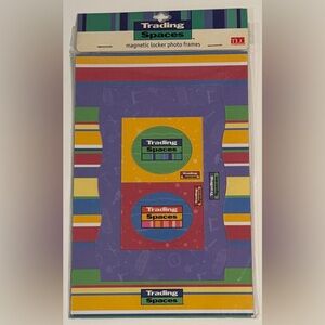 Magnetic Locker Photo Frames - Multicolor, 4 Frames